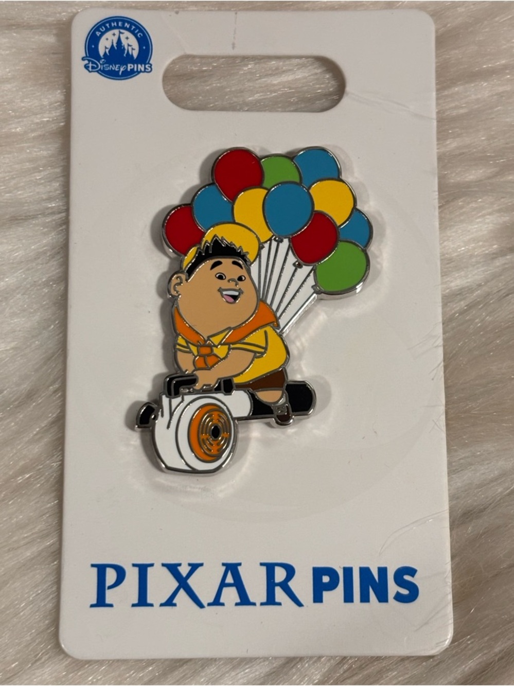 Disney Parks Russell Balloons Up Pin New With Card